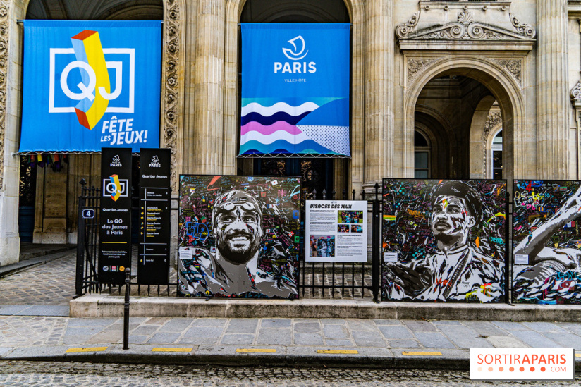 Les visages des Jeux, l'exposition street-art gratuite de Jo Di Bona à Paris