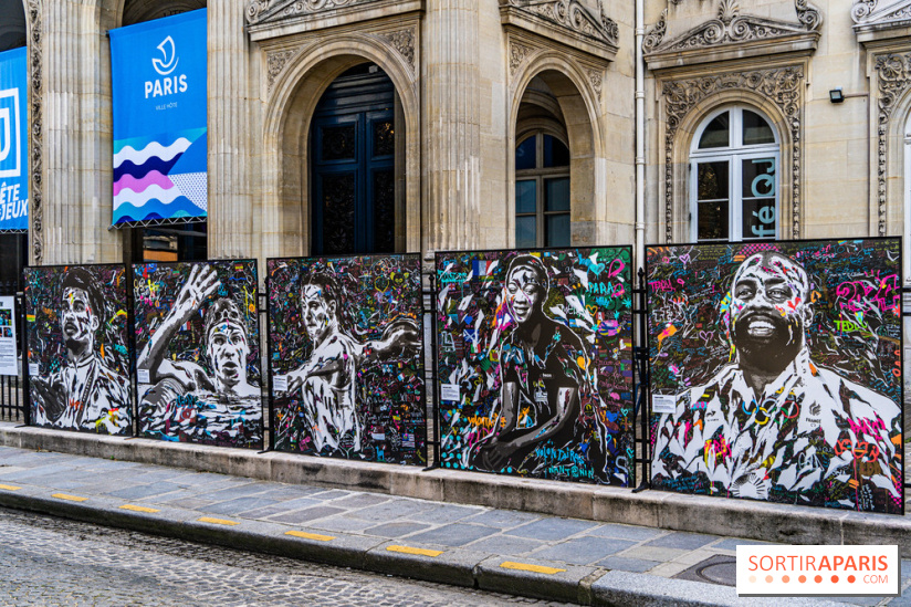 Les visages des Jeux, l'exposition street-art gratuite de Jo Di Bona à Paris