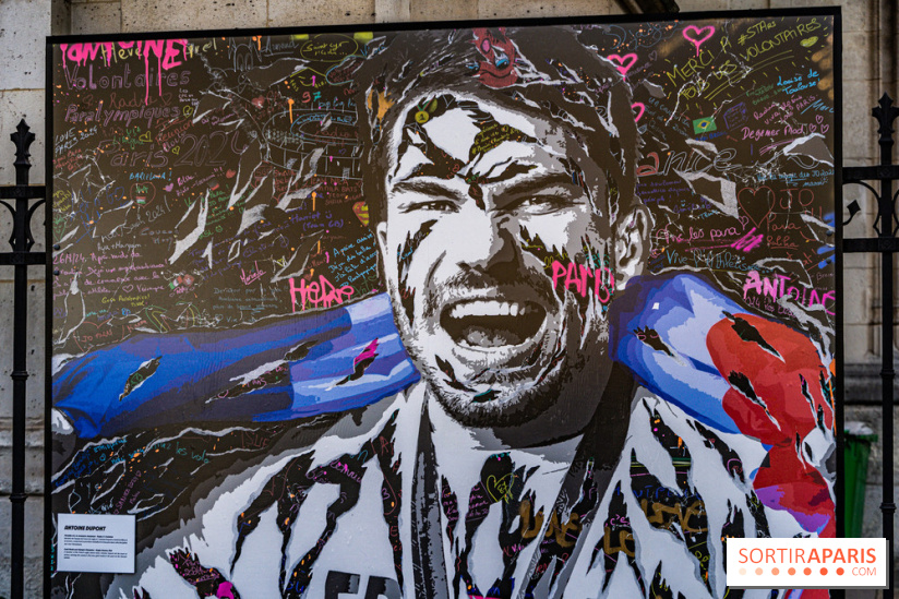 Les visages des Jeux, l'exposition street-art gratuite de Jo Di Bona à Paris