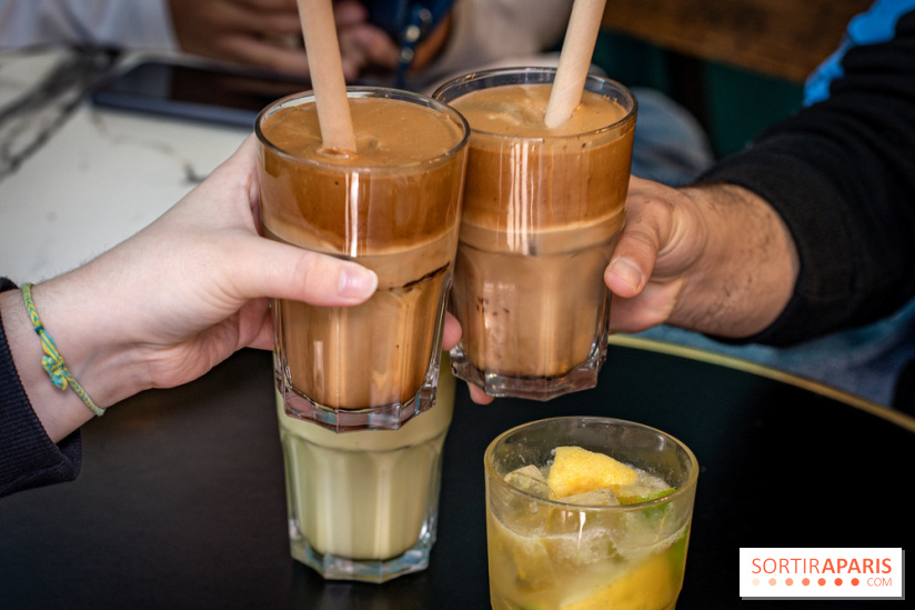 Chick’n Lover, le resto de poulet frit maison Paris 9e -  ice coffee latte