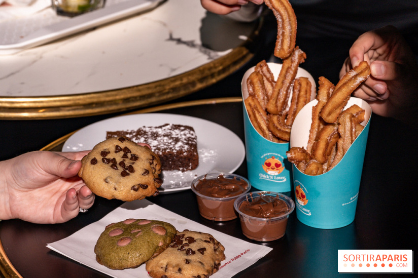 Chick’n Lover, le resto de poulet frit maison Paris 9e -  dessert - cookie - churros