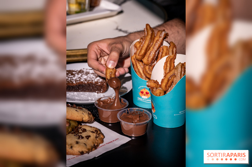 Chick’n Lover, le resto de poulet frit maison Paris 9e -  dessert - cookie - churros