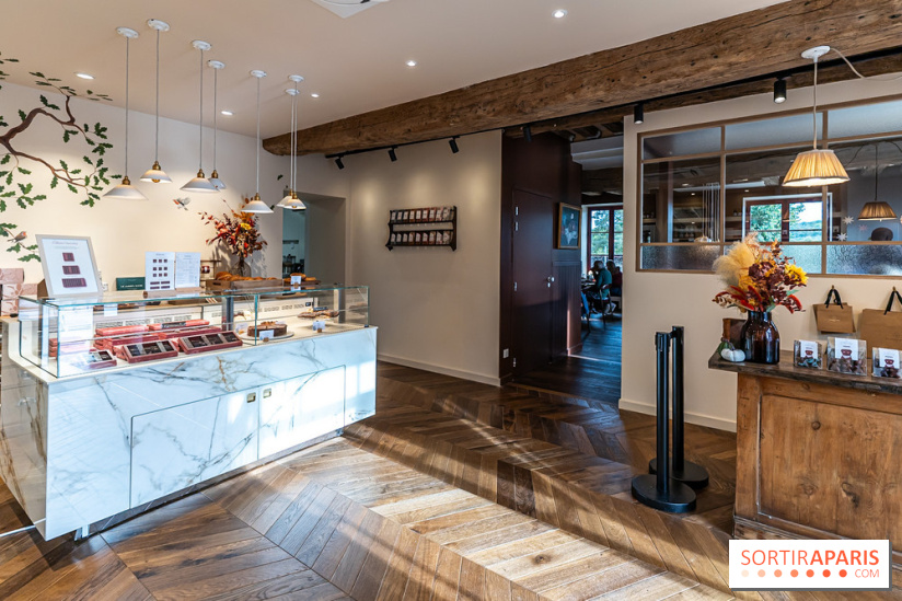 La chocolaterie et salon de thé Jardin Sucré à Dampierre - 78