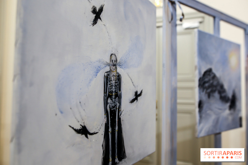 Ylva Snöfrid, exposition Cosmos et Vanitas à l'Institut suédois, nos photos - IMG 6378