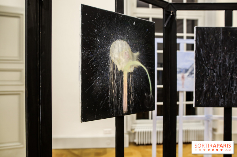 Ylva Snöfrid, exposition Cosmos et Vanitas à l'Institut suédois, nos photos