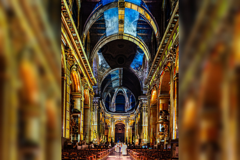 Paris Cœur de Lumières, le spectacle son et lumière à l'église Saint-Sulpice - les photos