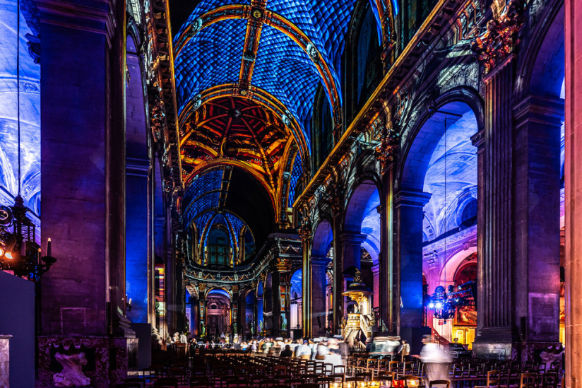 Paris Cœur de Lumières, le spectacle son et lumière à l'église Saint-Sulpice - les photos