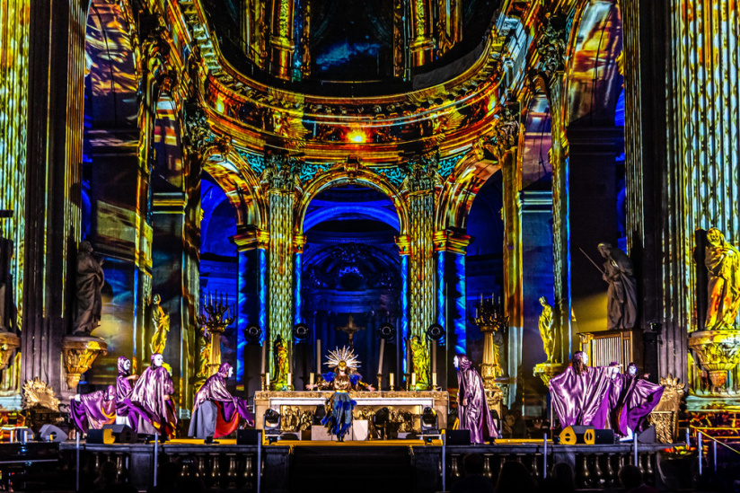 Paris Cœur de Lumières, le spectacle son et lumière à l'église Saint-Sulpice - les photos