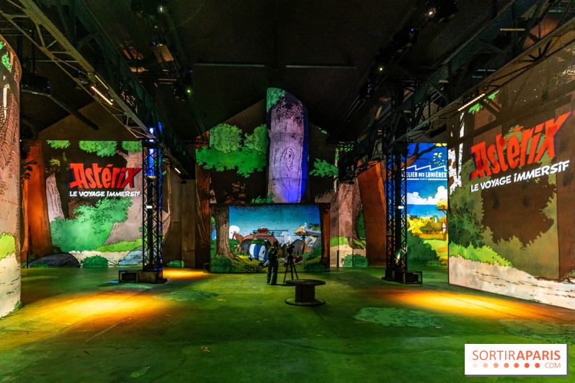 Exposition Astérix à l'Atelier des Lumières, le voyage immersif