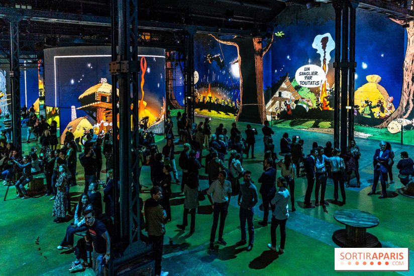 Exposition Astérix à l'Atelier des Lumières, le voyage immersif
