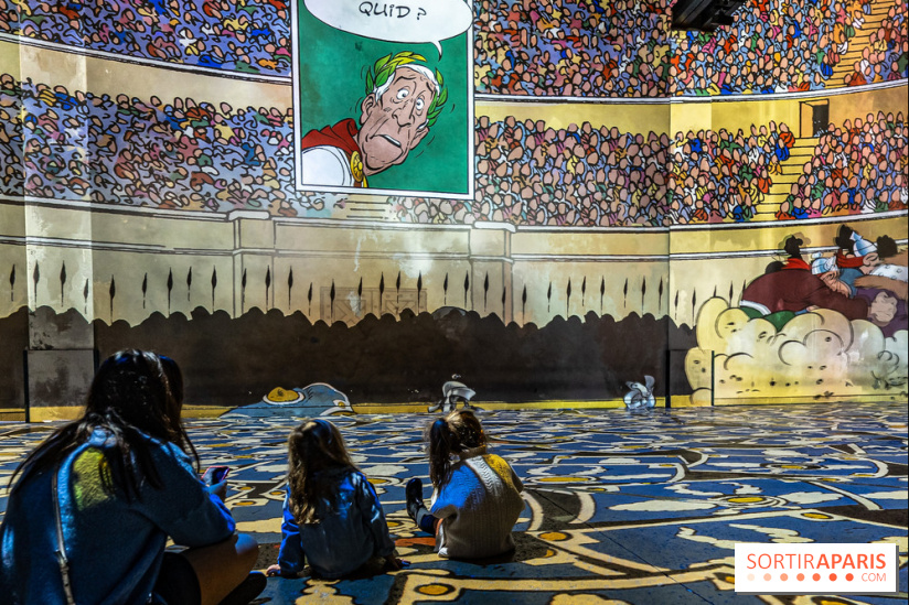 Exposition Astérix à l'Atelier des Lumières, le voyage immersif