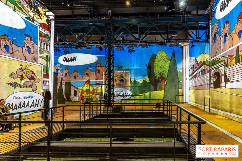 Exposition Astérix à l'Atelier des Lumières, le voyage immersif