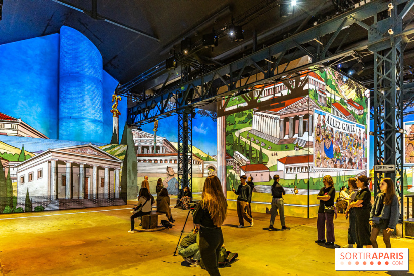 Exposition Astérix à l'Atelier des Lumières, le voyage immersif