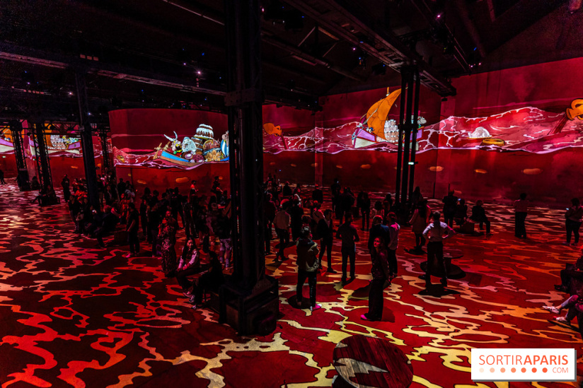 Exposition Astérix à l'Atelier des Lumières, le voyage immersif