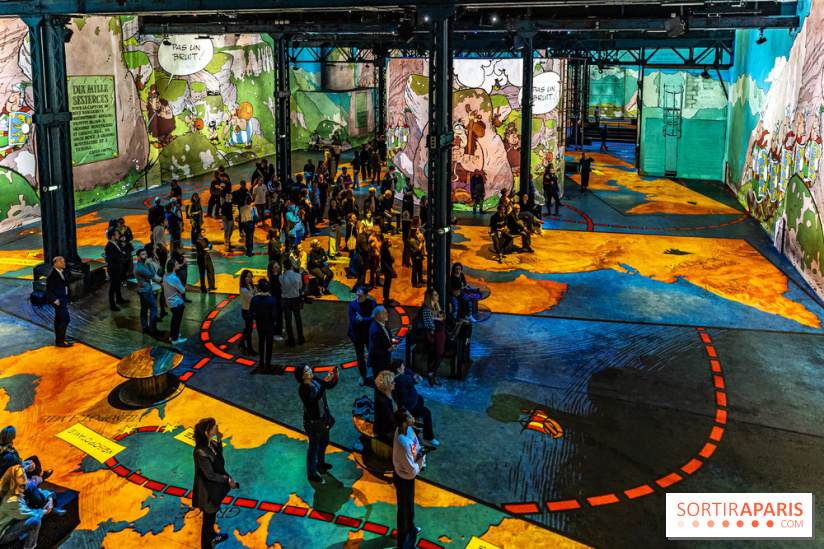 Exposition Astérix à l'Atelier des Lumières, le voyage immersif