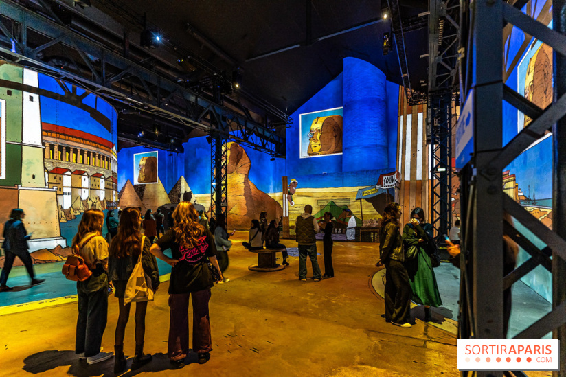 Exposition Astérix à l'Atelier des Lumières, le voyage immersif