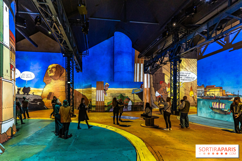 Exposition Astérix à l'Atelier des Lumières, le voyage immersif