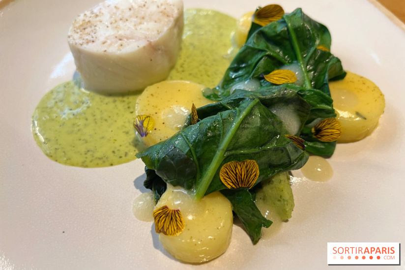 Aldehyde - Flétan, épinards, beurre blanc