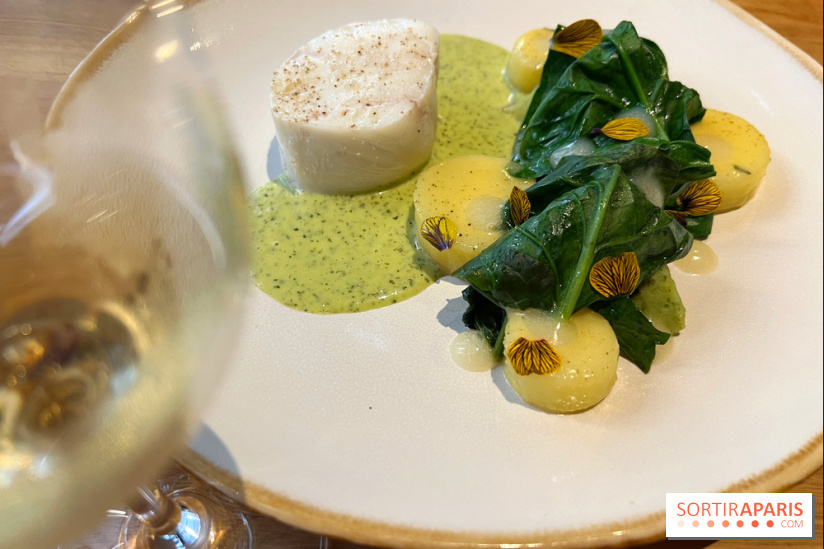 Aldehyde - Flétan, épinards, beurre blanc