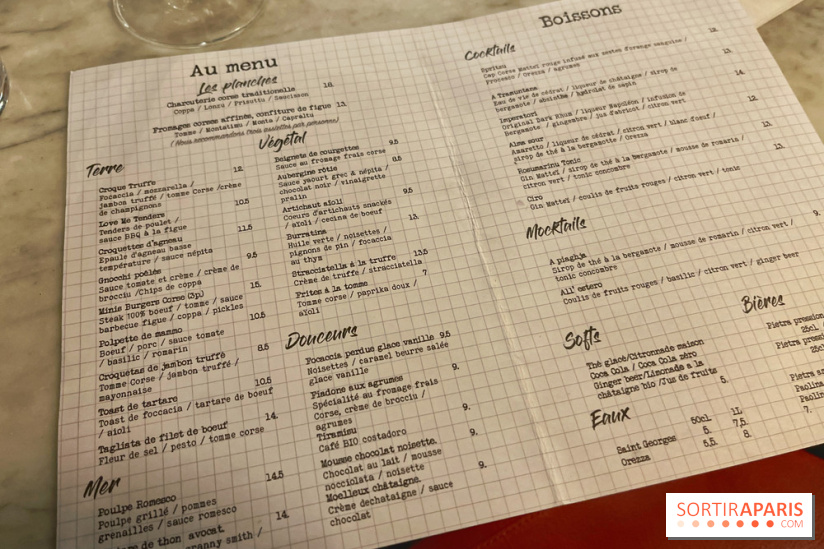 Alma, restaurant corse