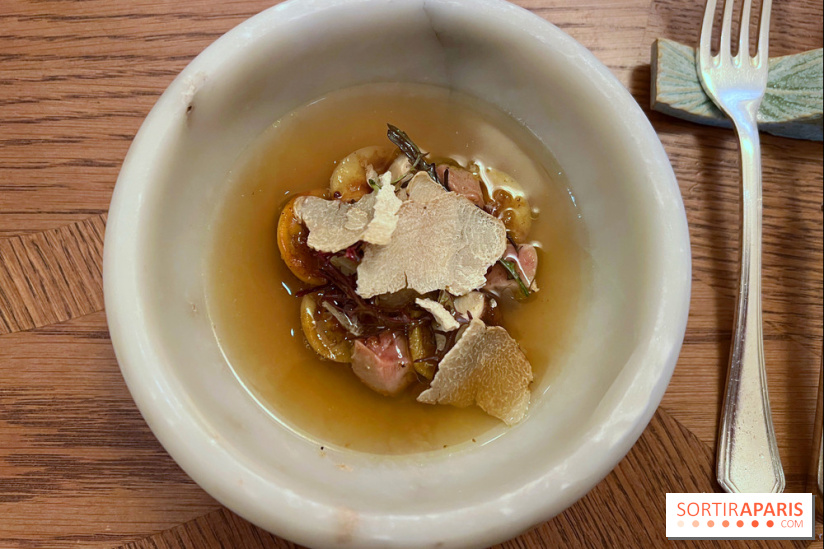 Le menu chasse au Bellefeuille, Saint James Paris