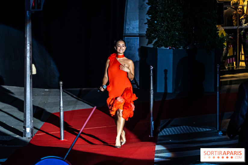 Inauguration des vitrines et décorations de Noël du BHV Marais 2024 avec Léna Mahfouf, Adriana Karembeu et Marc Lavoine -  A7C5882