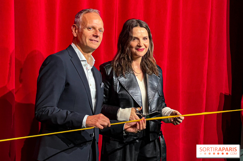 Les vitrines de Noël 2024 du Printemps Haussmann avec Juliette Binoche - image00001