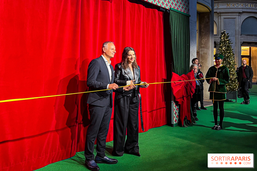 Les vitrines de Noël 2024 du Printemps Haussmann avec Juliette Binoche - image00004