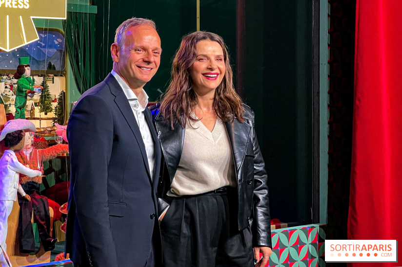Les vitrines de Noël 2024 du Printemps Haussmann avec Juliette Binoche - image00005