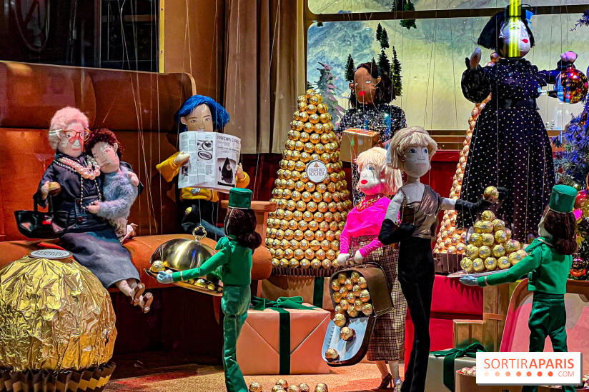 Les vitrines de Noël 2024 du Printemps Haussmann avec Juliette Binoche - image00017