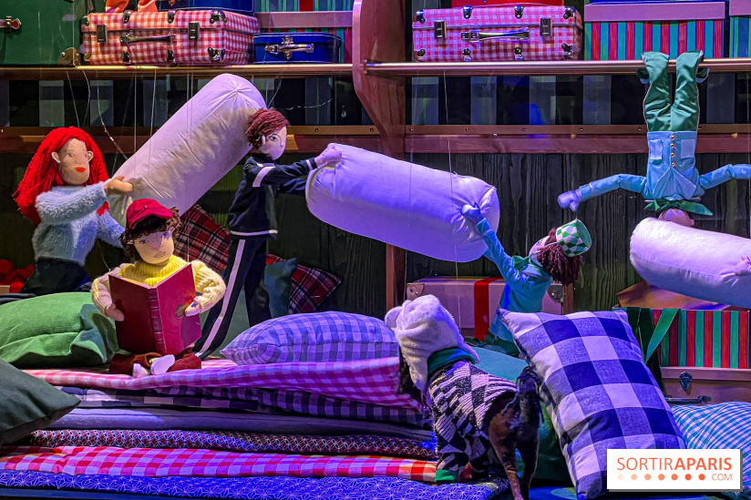 Les vitrines de Noël 2024 du Printemps Haussmann avec Juliette Binoche - image00039