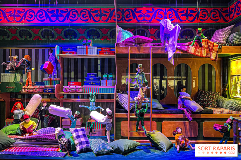 Les vitrines de Noël 2024 du Printemps Haussmann avec Juliette Binoche - image00055