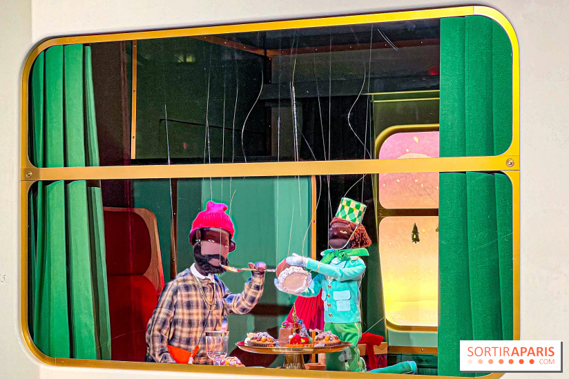 Les vitrines de Noël 2024 du Printemps Haussmann avec Juliette Binoche - image00006