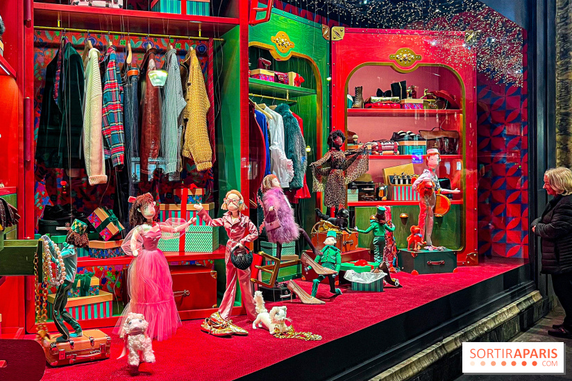 Les vitrines de Noël 2024 du Printemps Haussmann avec Juliette Binoche - image00012