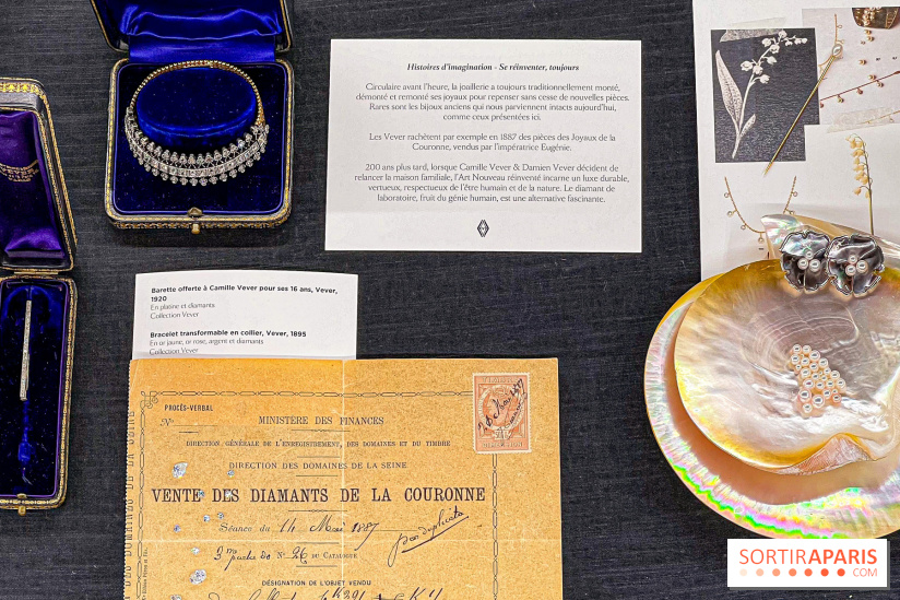L'exposition gratuite des bijoux de la Maison de Haute-Joaillerie Vever rue de la Paix, à Paris