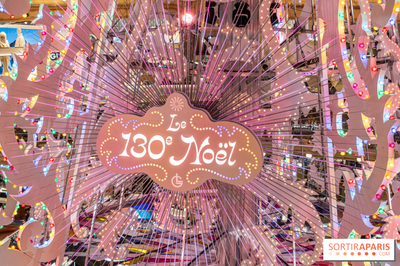 Le sapin de Noël des Galeries Lafayette 2024