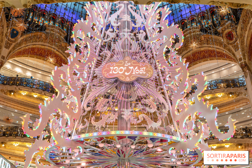 Le sapin de Noël des Galeries Lafayette 2024