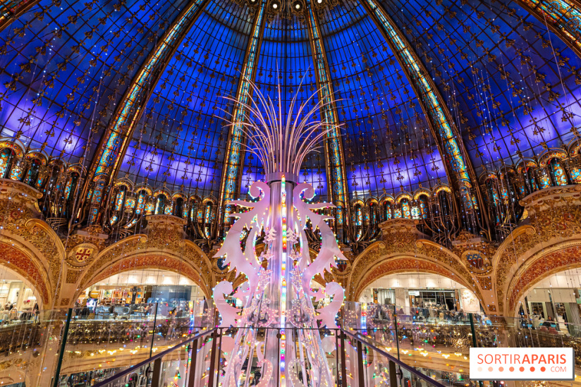 Le sapin de Noël des Galeries Lafayette 2024