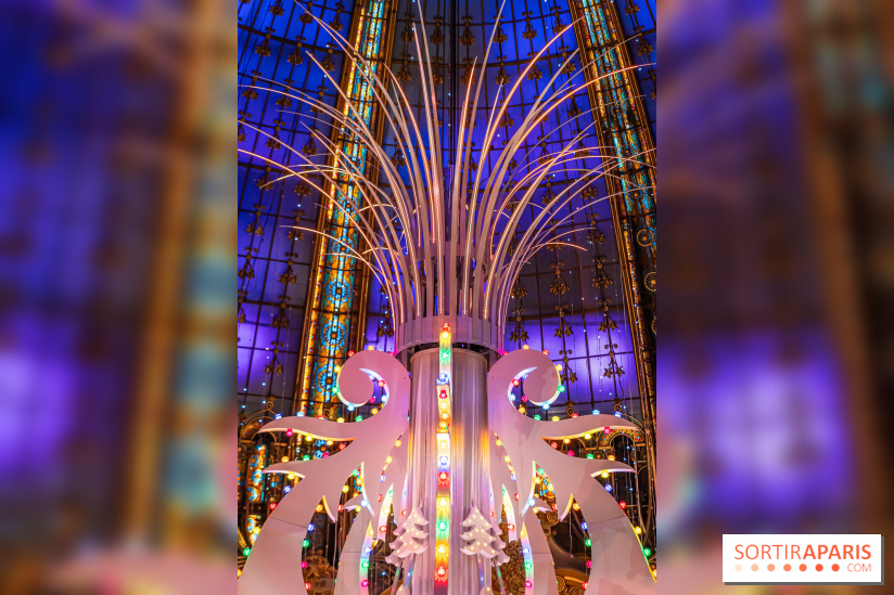 Le sapin de Noël des Galeries Lafayette 2024