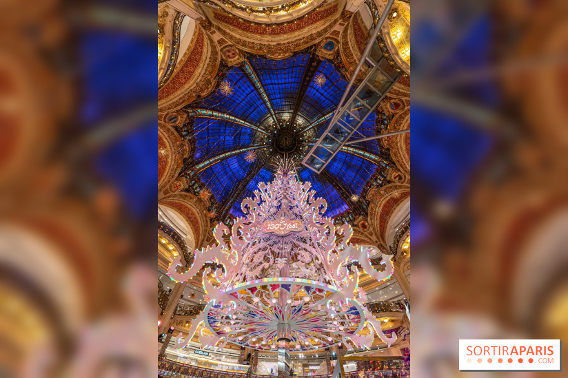 Le sapin de Noël des Galeries Lafayette 2024