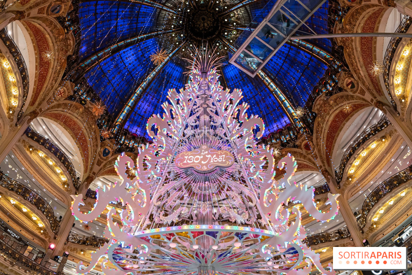 Le sapin de Noël des Galeries Lafayette 2024 - Panorama