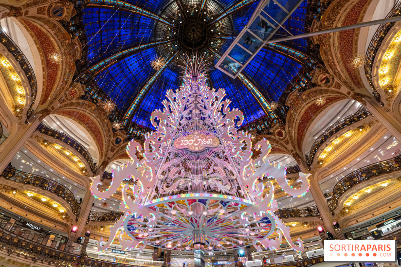 Le sapin de Noël des Galeries Lafayette 2024