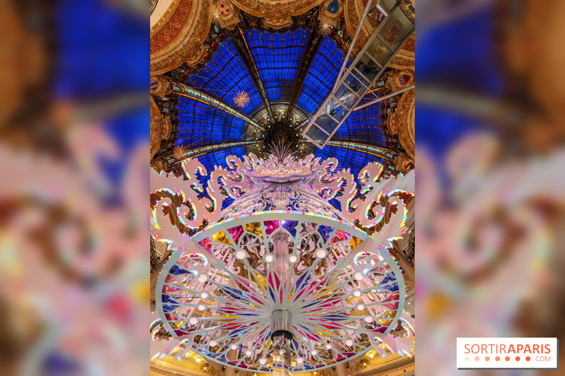 Le sapin de Noël des Galeries Lafayette 2024 -  A7C6489