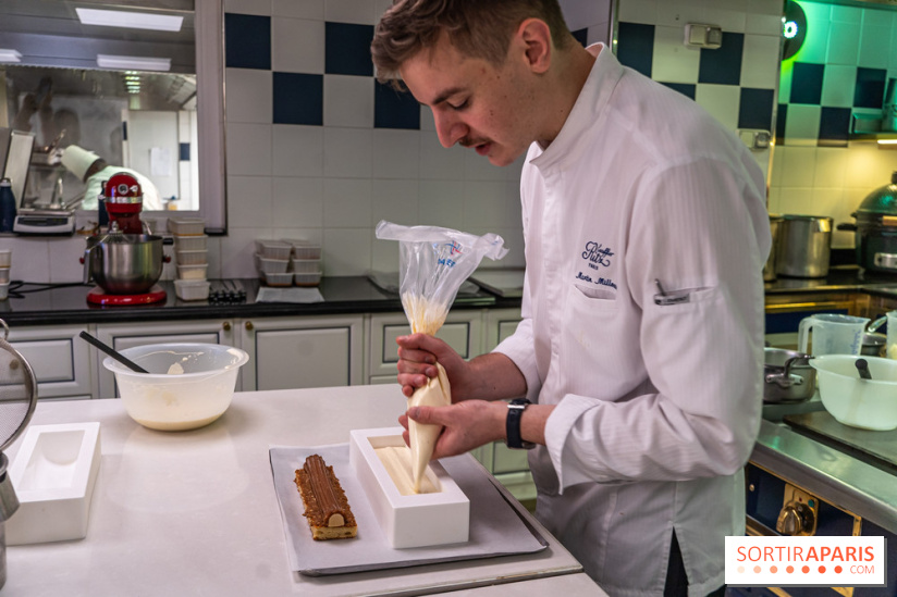 Cours de cuisine au Ritz : la bûche de Noël 2024 -  A7C6214