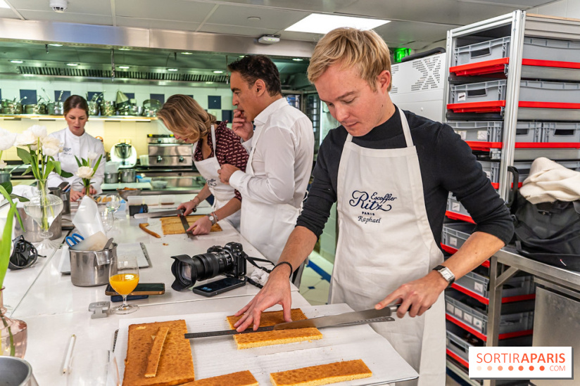 Cours de cuisine au Ritz : la bûche de Noël 2024 -  A7C6239