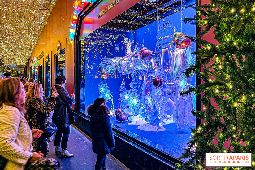 Les vitrines de Noël 2024 des Galeries Lafayette Haussmann avec Vianney et Kevin Germanier