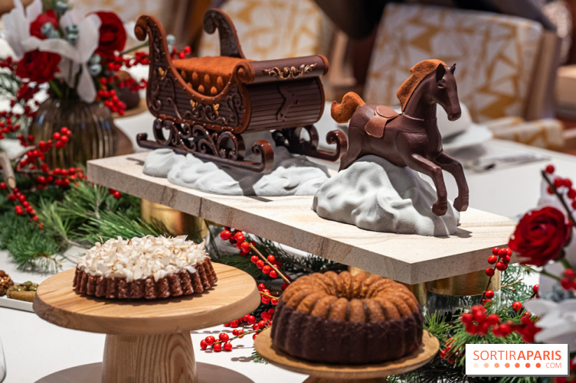 La Bûche de Noël 2024 et créations de Fête du Cheval Blanc par Maxime Frédéric et son équipe