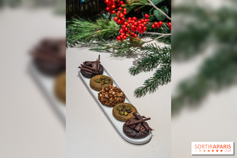 La Bûche de Noël 2024 et créations de Fête du Cheval Blanc par Maxime Frédéric et son équipe -  cookies