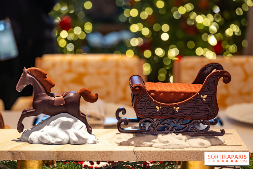 La Bûche de Noël 2024 et créations de Fête du Cheval Blanc par Maxime Frédéric et son équipe