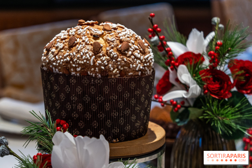 La Bûche de Noël 2024 et créations de Fête du Cheval Blanc par Maxime Frédéric et son équipe -  panettone